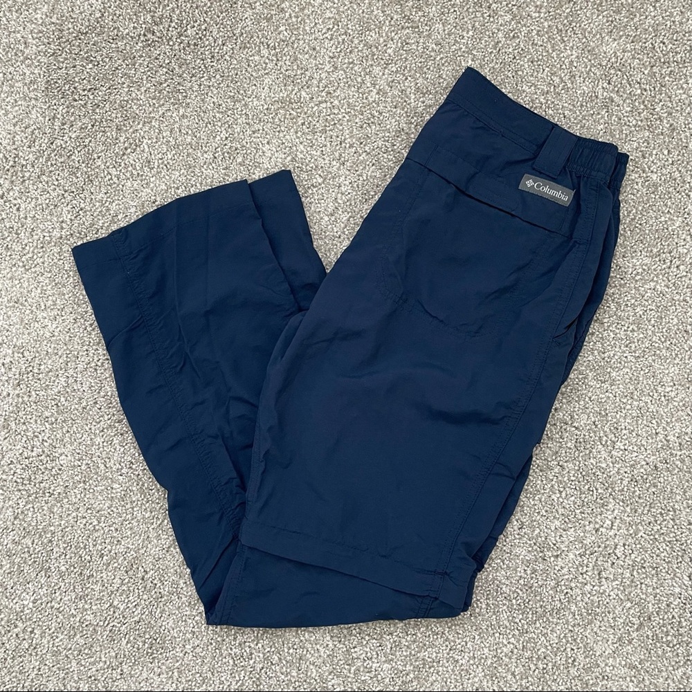 Columbia Omni-Shade Sun Protection Convertible Men’s Navy Pants Size 30W 30L